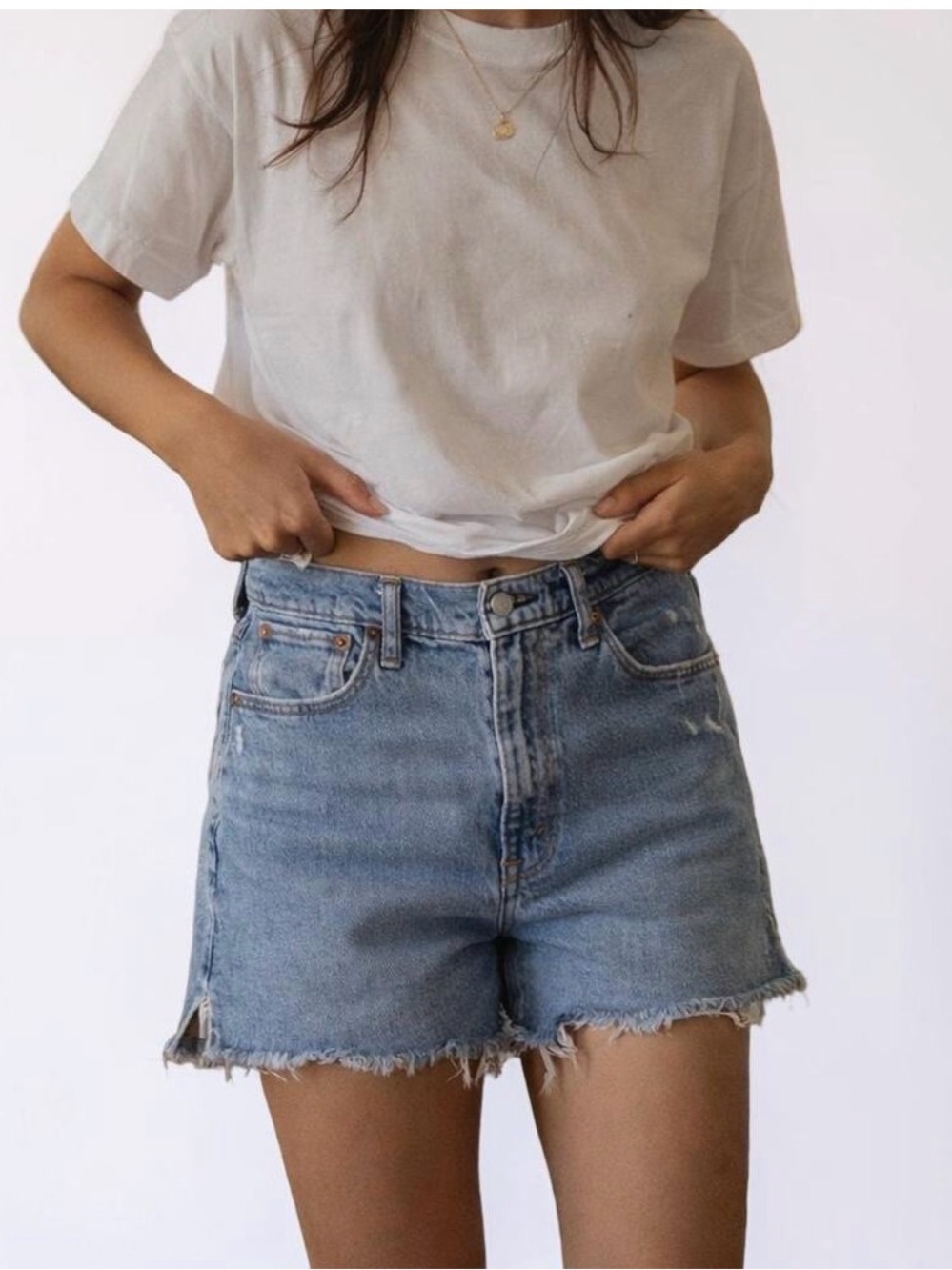 Abercrombie & Fitch 4” Mom Short High Rise